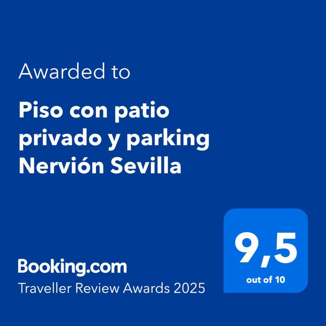 Piso Con Patio Privado Y Parking Nervion Sevilla Exterior foto